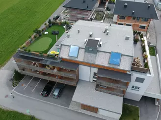 Bekiestes Warmdach mit Flachdachterrasse - elementW